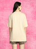 Rock & Roll Swanwhite Oversized Graphic T-Shirt