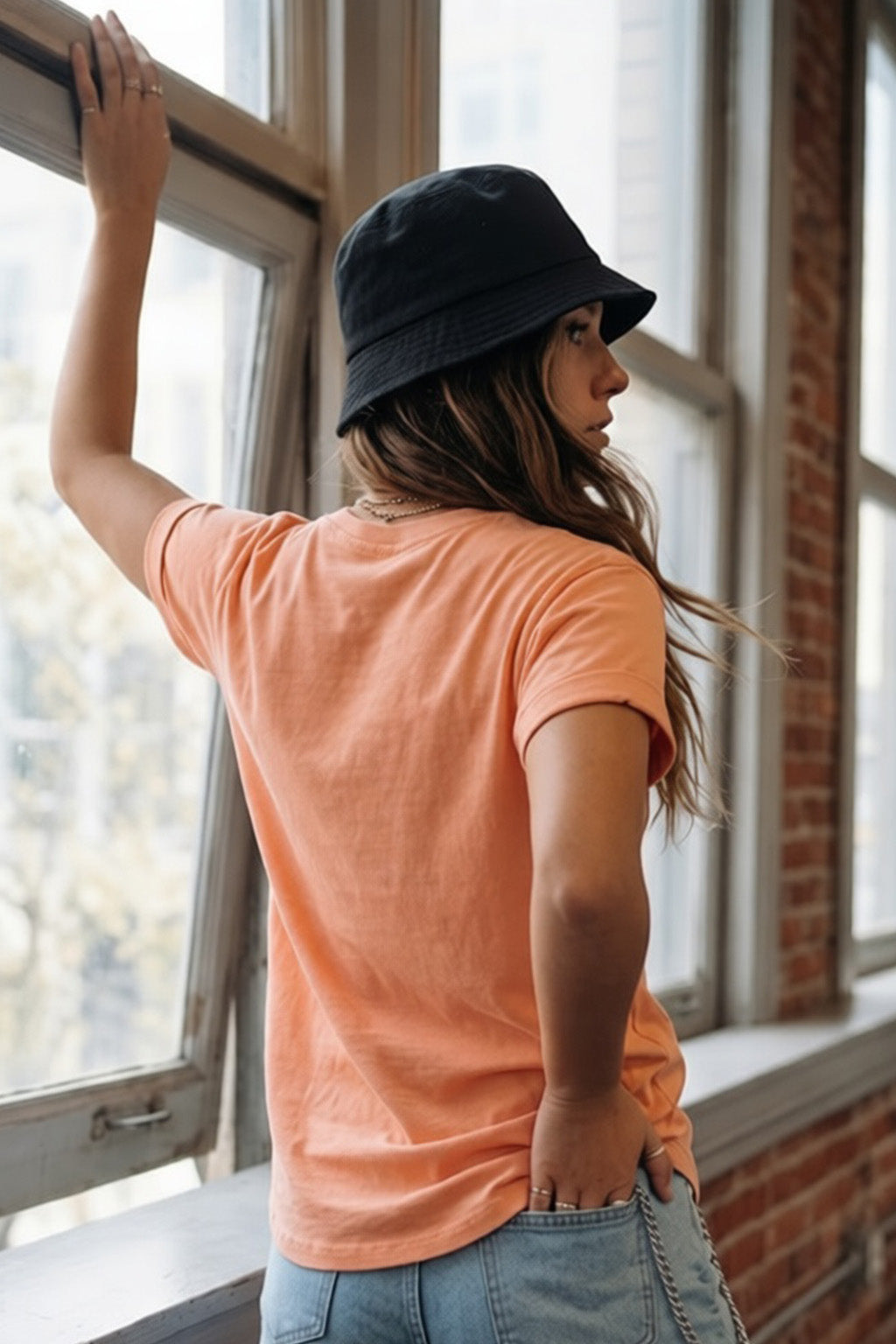 Cork Plain Boyfriend Fit T-Shirt
