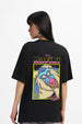 Disney Rafiki Black Oversized Fit Graphic T-Shirt
