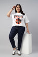 Beach Club White Plus Size T-shirt
