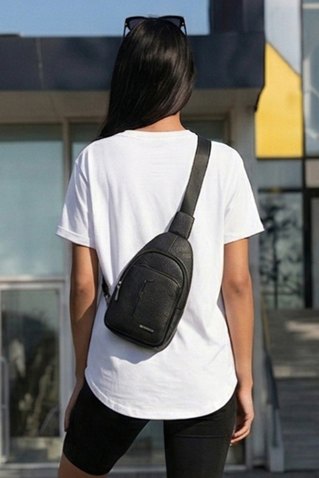 White Plain Boyfriend Fit T-Shirt