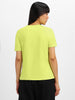 Limeade Plain V-Neck Regular Fit T-Shirt