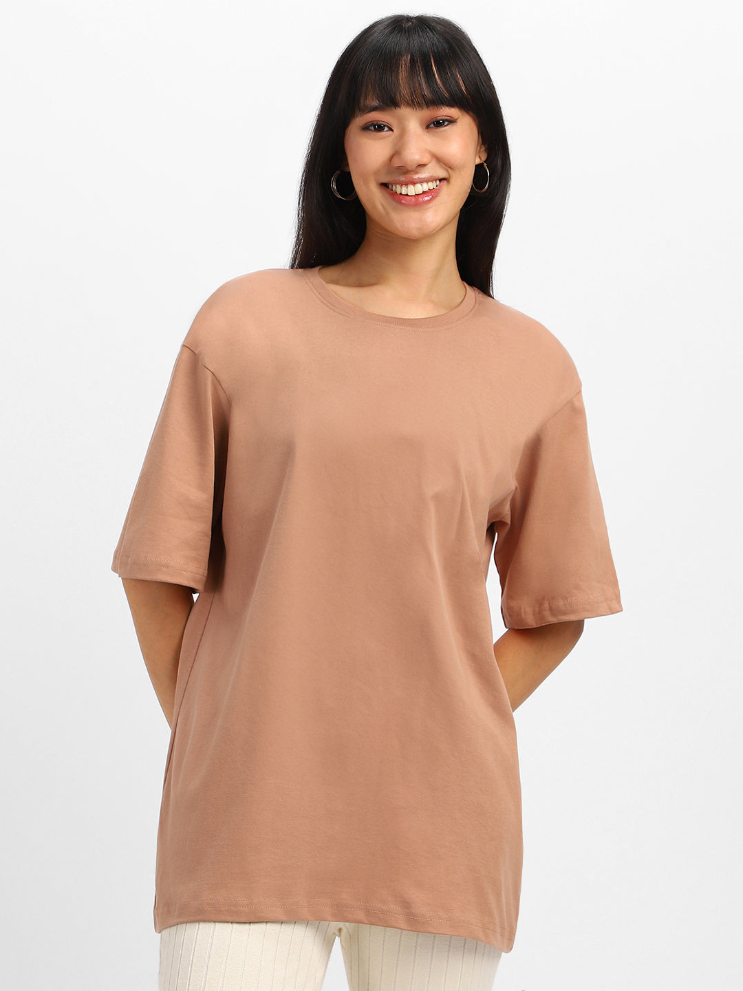 Cork Plain Oversized T-Shirt