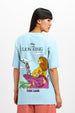 Disney Lion King Sky Blue  Oversized Graphic T-Shirt