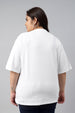 Beach Club White Plus Size T-shirt