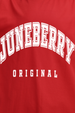 Juneberry Original Red Oversized Fit Graphic T-Shirt