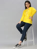 Plain Lemon Yellow Regular Fit Hoodie