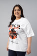 Beach Club White Plus Size T-shirt
