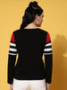 Red & Black Regular Fit Graphic T-Shirt
