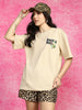 Rock & Roll Swanwhite Oversized Graphic T-Shirt