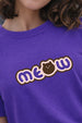 Meow Future Dusk Printed Regular Fit T-Shirt