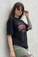 Boston Black Graphic Printed Oversized T-Shirt