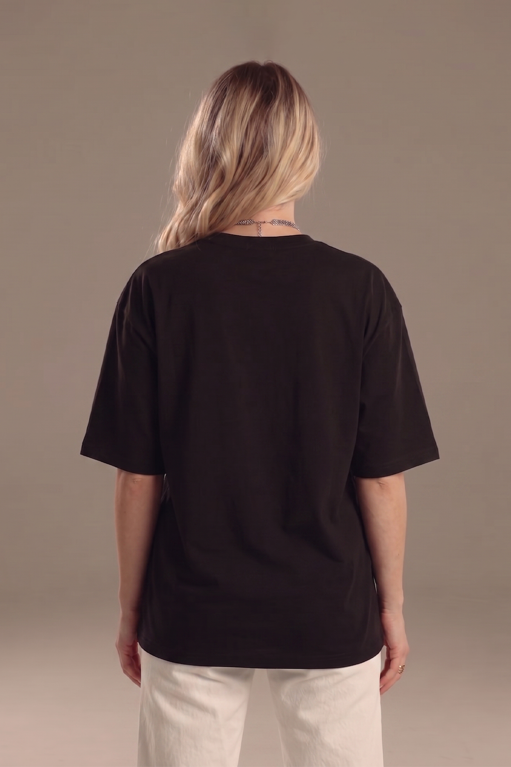 Break Rules Black Graphic Printed Oversized T-Shirt