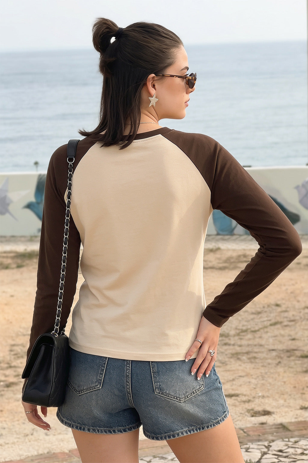 Unpro Duck Tive  Raglan Printed Full Sleeve Regular Fit T-Shirt