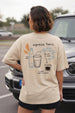 Espresso Swanwhite Oversized Graphic T-Shirt