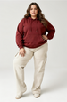 MAROON PLUS SIZE HOODIE