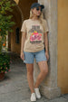 Pomegranate Swanwhite Printed Regular Fit T-Shirt
