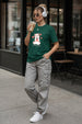 Cute Berry Much Green Printed Regular Fit T-Shirt