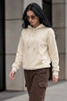 Marshmallow Plain Spun Regular Fit Hoodie