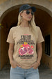 Pomegranate Swanwhite Printed Regular Fit T-Shirt