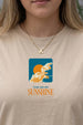 Sunshine Swanwhite Oversized Graphic Printed T-Shirt