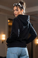 Plain Black Regular Fit Hoodie