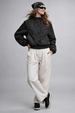 STAND COLLAR BLACK JACKET
