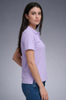 Purple Interlock Regular Fit Polo T-Shirt