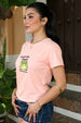 Emotionally Fragile Rosewater Printed Regular Fit T-Shirt