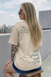 Sunshine Swanwhite Oversized Graphic Printed T-Shirt