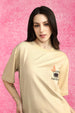 Espresso Swanwhite Oversized Graphic T-Shirt