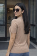 Elite Diamond Beige Regular Fit Flatknit Premium Polo T-Shirt
