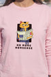 No More Nonsense Rosewater  Full Sleeve Regular Fit T-Shirt