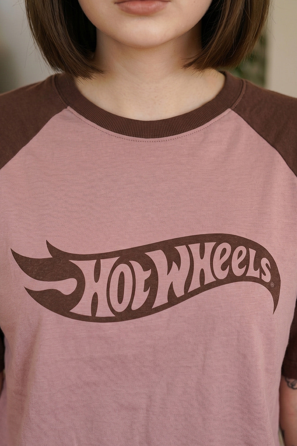 Hot Mess Brown Oversized Graphic Printed T-Shirt