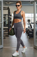 Light Grey Plain 2 Pocket Skin Fit Legging