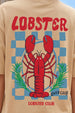 Lobster Swanwhite Oversized Printed T-Shirt