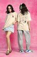 Espresso Swanwhite Oversized Graphic T-Shirt