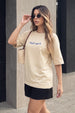 Self Care Swanwhite Oversized Graphic T-Shirt