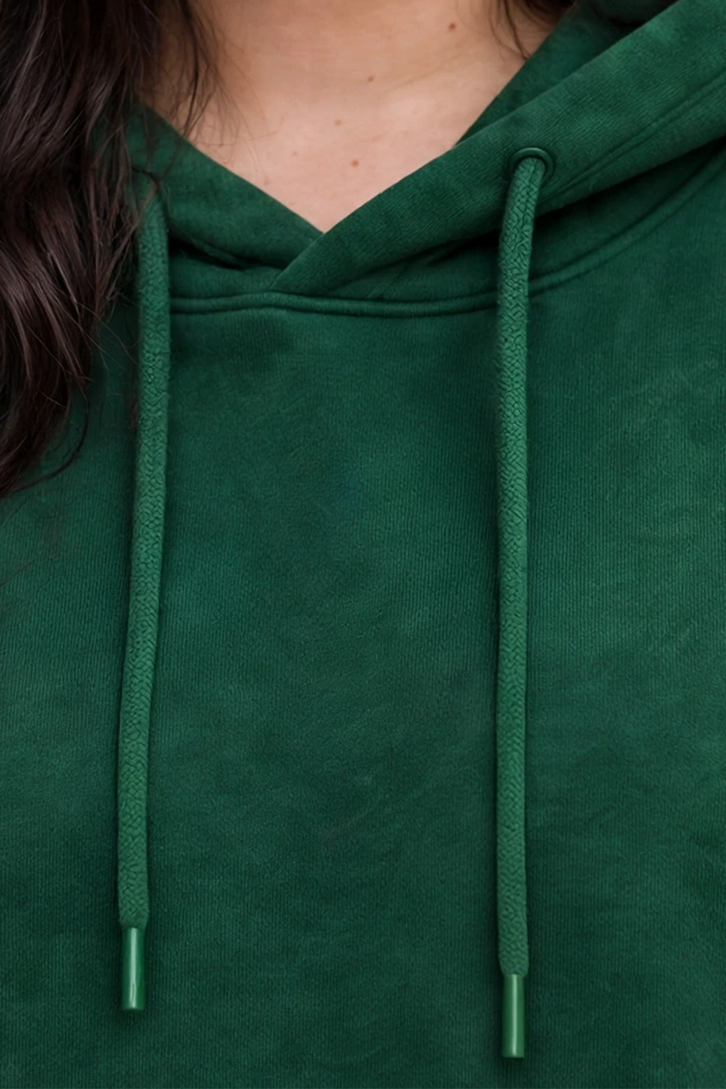 GREEN PLUS SIZE HOODIE