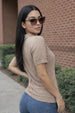 Elite Diamond Beige Regular Fit Flatknit Premium Polo T-Shirt