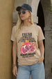 Pomegranate Swanwhite Printed Regular Fit T-Shirt