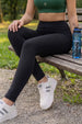 Black Plain 2 Pocket Skin Fit Legging