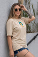 Sunshine Swanwhite Oversized Graphic Printed T-Shirt