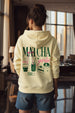Matcha Marshmallow Oversized Printed Hoodie