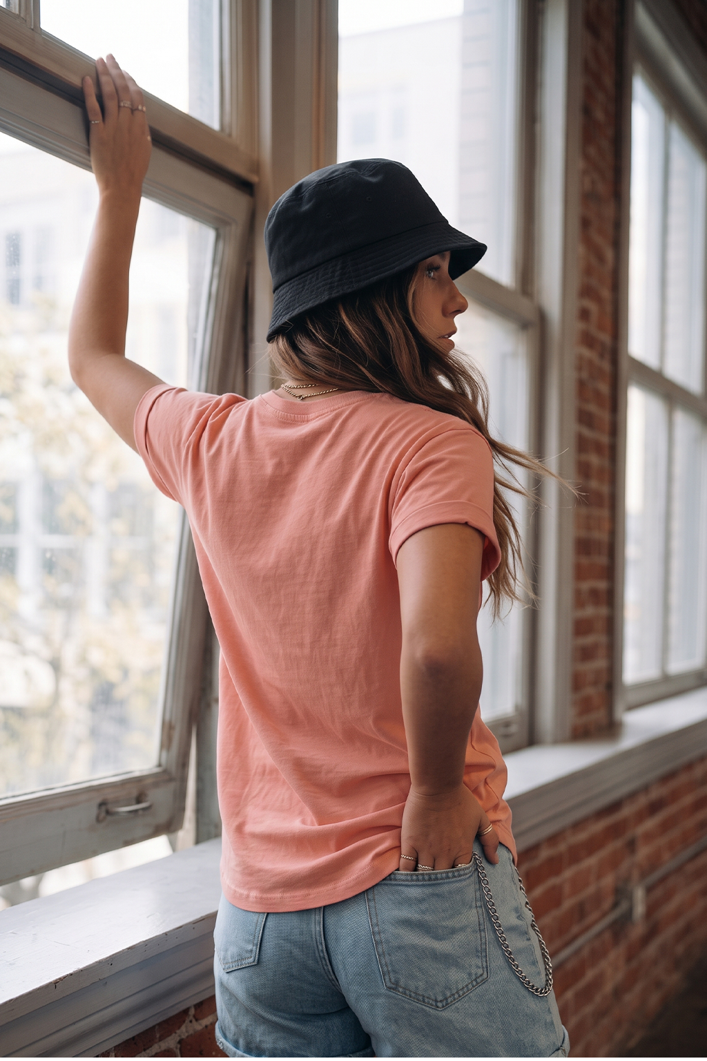 Cork Plain Boyfriend Fit T-Shirt