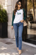 Change Is Good Raglan Printed Full Sleeve Regular Fit T-Shirt