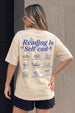 Self Care Swanwhite Oversized Graphic T-Shirt