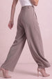 Fawn Classic Pleat Tailored Wide-Leg Korean Pant