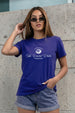 The Coastal Clubs Royal Blue Printed Regular Fit T-Shirt