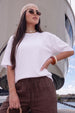White Plain Oversized T-Shirt